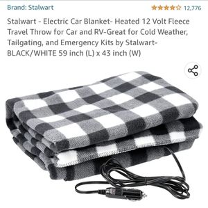 Car plug in blanket